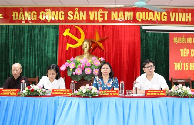 Đại biểu HĐND Thành phố tiếp xúc với cử tri Chương Mỹ, Nam Từ Liêm